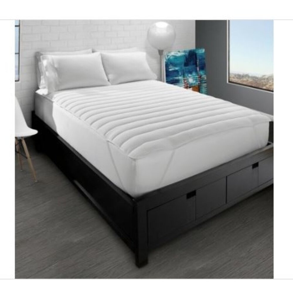 Ella Jayne Big and Soft Mattress Pad, Queen - White NWT